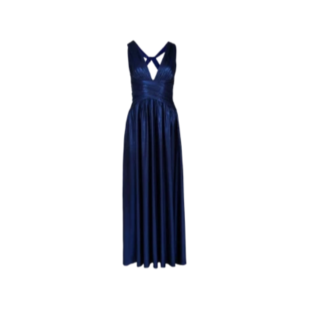 Forever Unique Ashlyne Maxi Dress in Blue